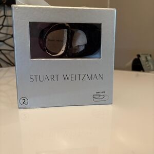 Stuart Weitzman Black Baby Lace Shoes
